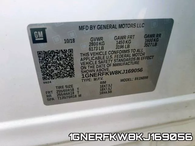 1GNERFKW8KJ169056 фото 2