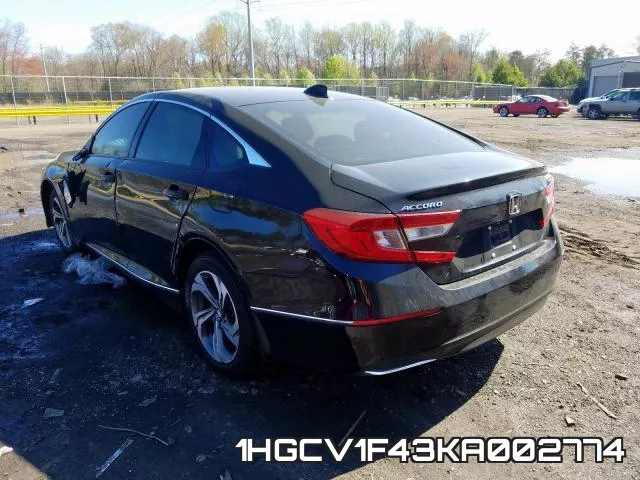 1HGCV1F43KA002774 фото 2