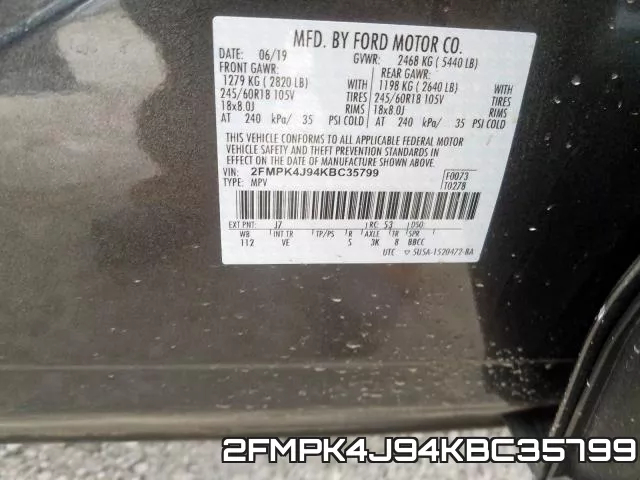 2FMPK4J94KBC35799 фото 2