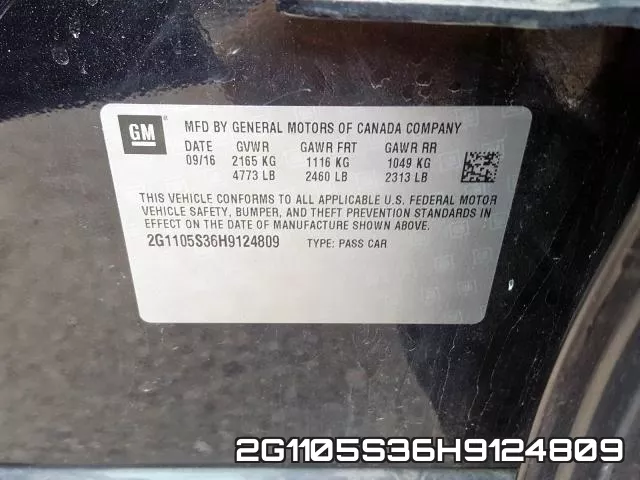 2G1105S36H9124809 фото 2