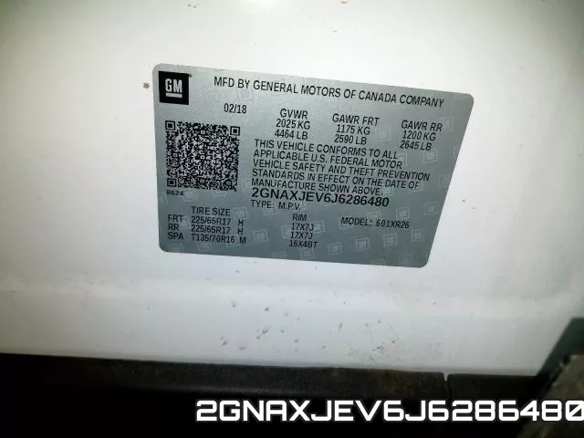 2GNAXJEV6J6286480 фото 2