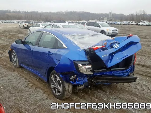 2HGFC2F63KH585889 фото 2
