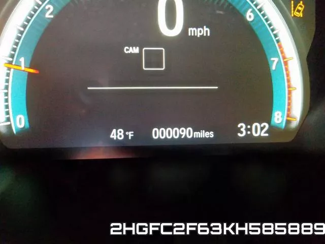 2HGFC2F63KH585889 фото 6