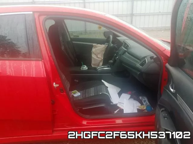 2HGFC2F65KH537102 фото 4