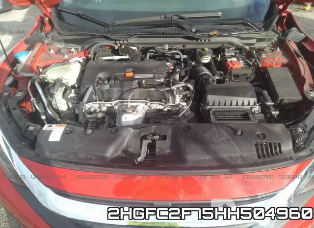 2HGFC2F75HH504960 фото 2