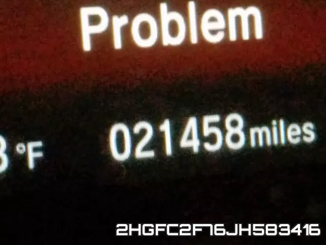 2HGFC2F76JH583416 фото 6