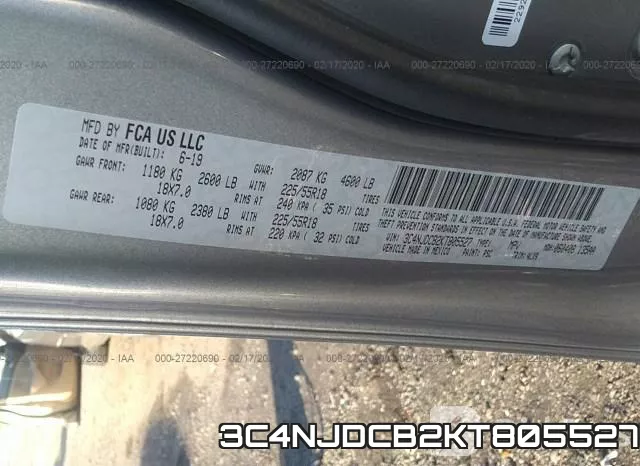 3C4NJDCB2KT805527 фото 7