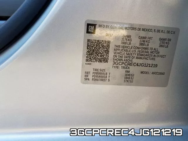 3GCPCREC4JG121219 фото 2