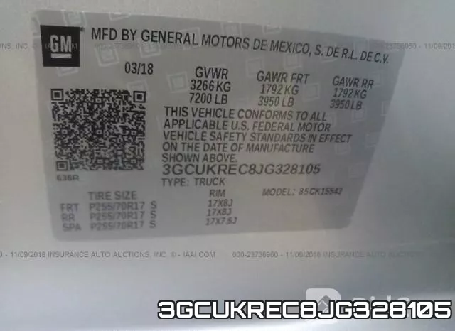3GCUKREC8JG328105 фото 4