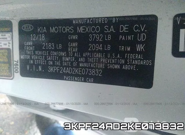 3KPF24AD2KE073832 фото 7