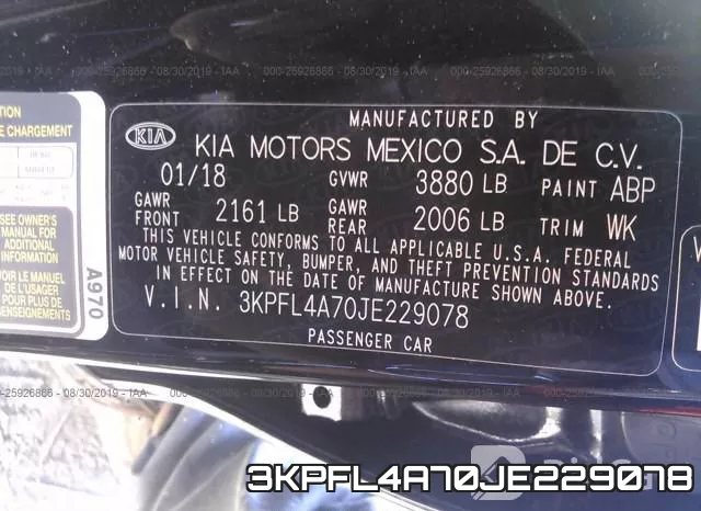 3KPFL4A70JE229078 фото 10