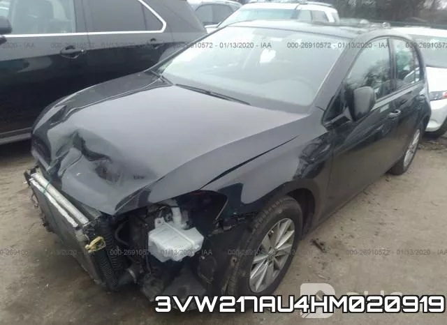 3VW217AU4HM020919 фото 3