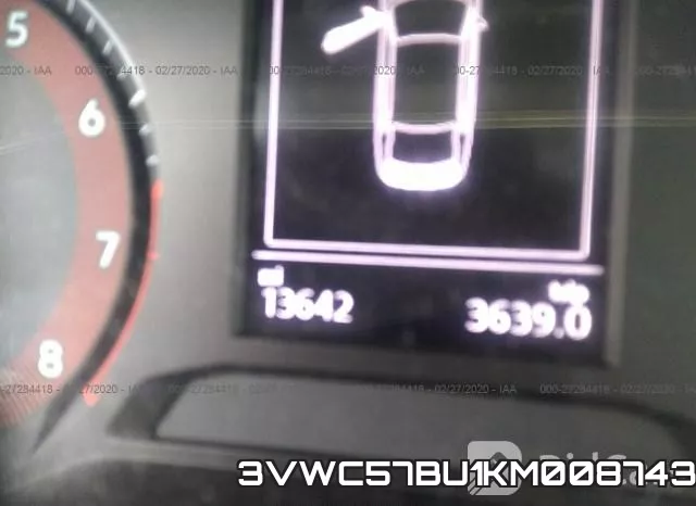 3VWC57BU1KM008743 фото 5