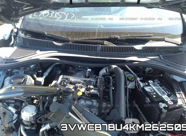 3VWCB7BU4KM262505 фото 2