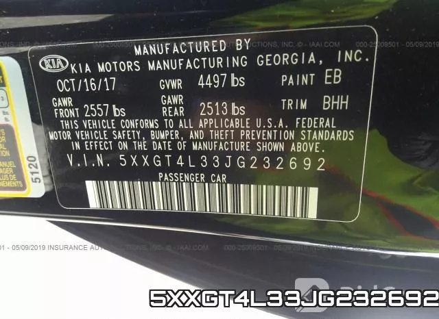 5XXGT4L33JG232692 фото 10
