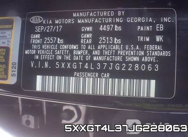 5XXGT4L37JG228063 фото 6