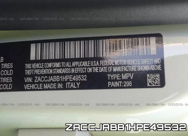 ZACCJABB1HPE49532 фото 7