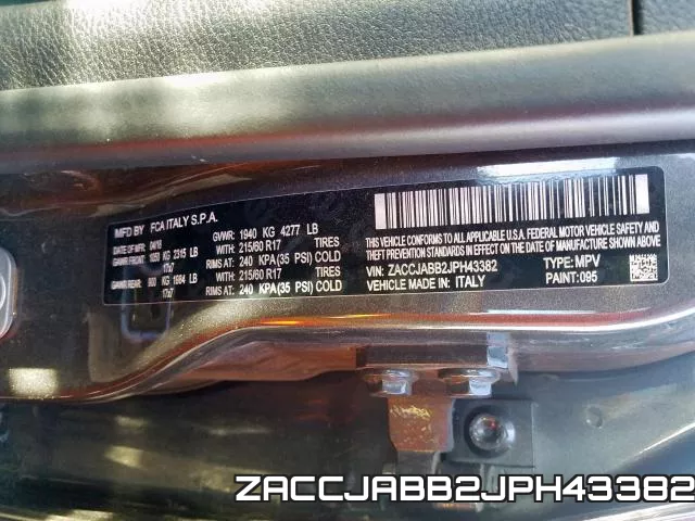 ZACCJABB2JPH43382 фото 2