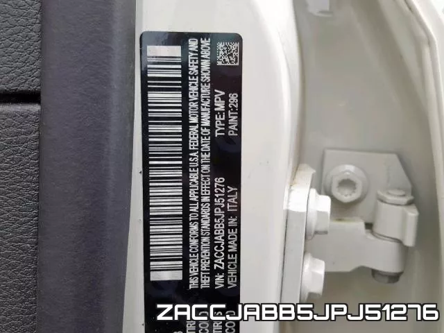 ZACCJABB5JPJ51276 фото 2