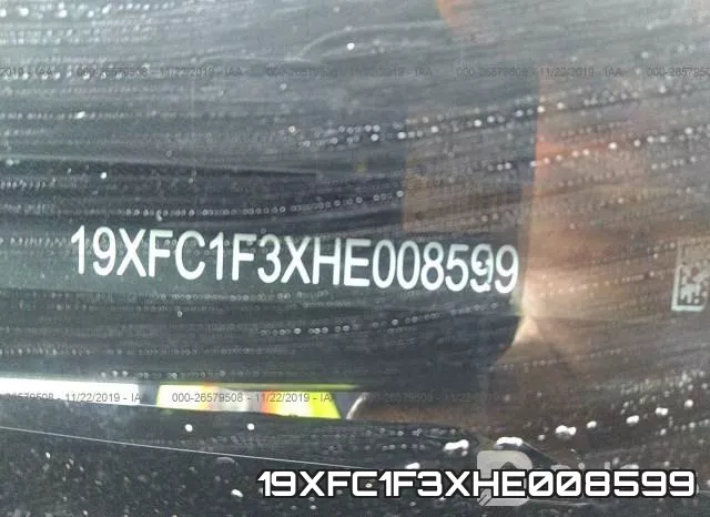 19XFC1F3XHE008599 фото 9