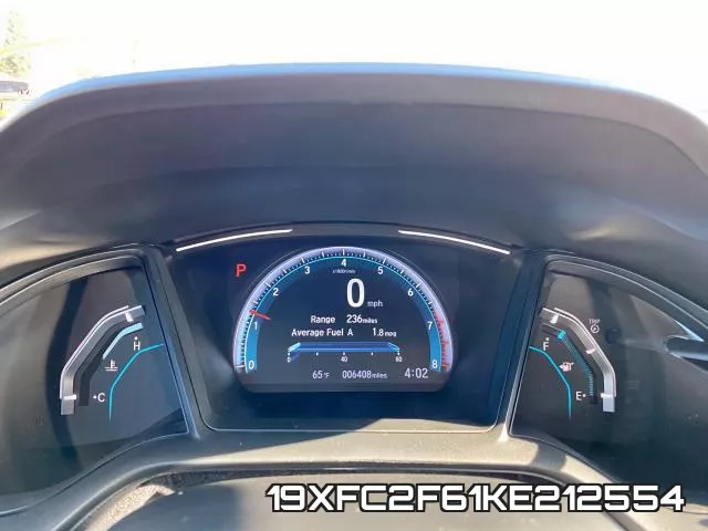 19XFC2F61KE212554 фото 6