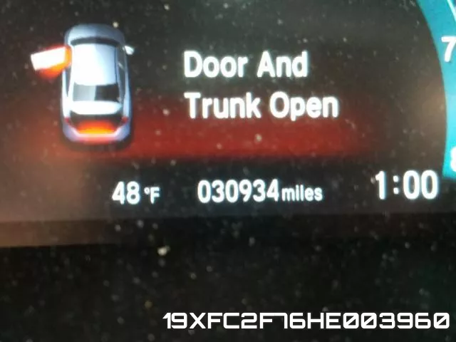 19XFC2F76HE003960 фото 6