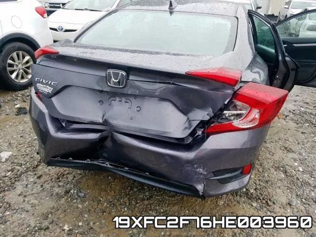 19XFC2F76HE003960 фото 7
