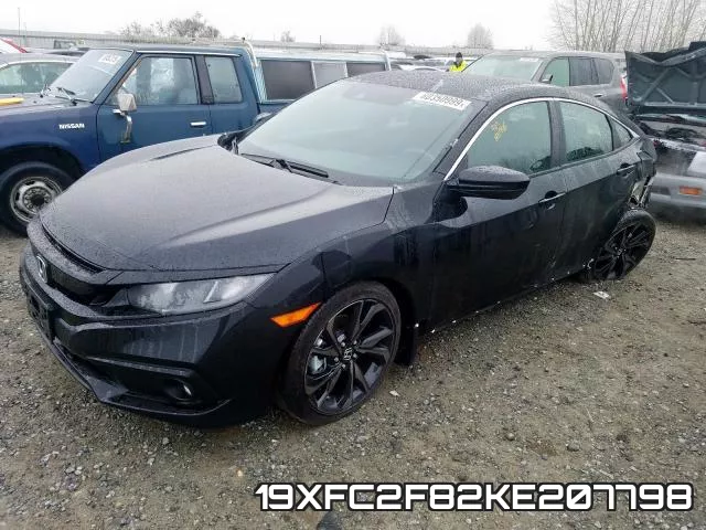 19XFC2F82KE207798 фото 2