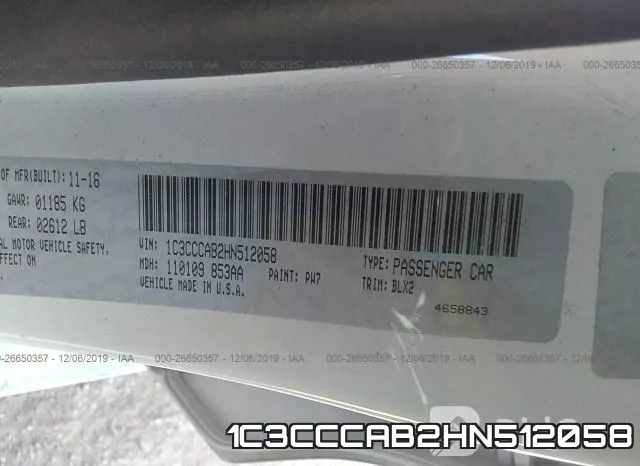 1C3CCCAB2HN512058 фото 6