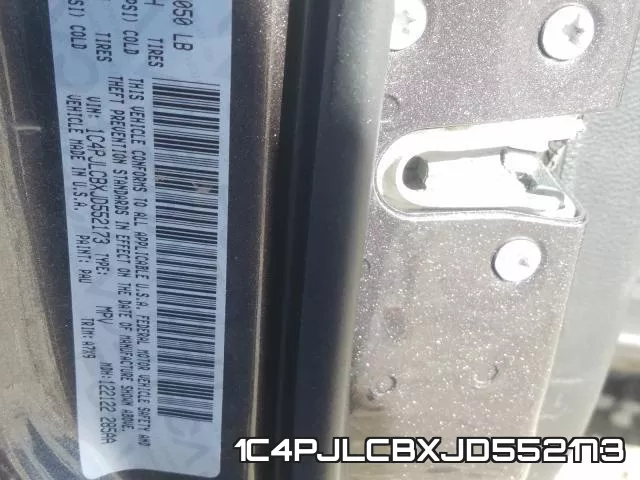 1C4PJLCBXJD552173 фото 2