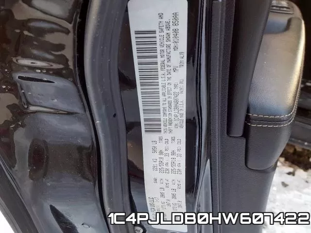 1C4PJLDB0HW607422 фото 2