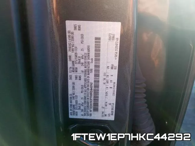 1FTEW1EP7HKC44292 фото 2