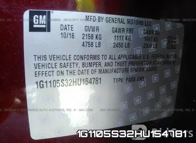 1G1105S32HU154781 фото 8