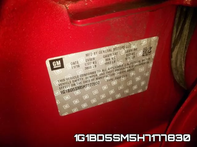 1G1BD5SM5H7177830 фото 2