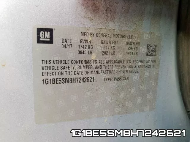 1G1BE5SM8H7242621 фото 2