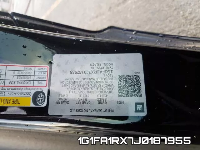 1G1FA1RX7J0187955 фото 2