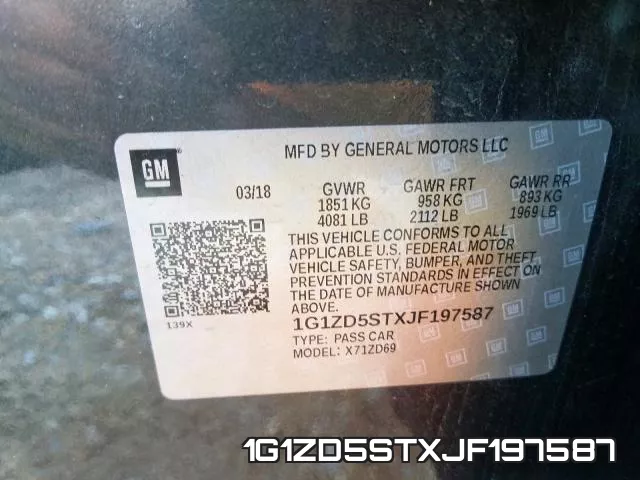 1G1ZD5STXJF197587 фото 2