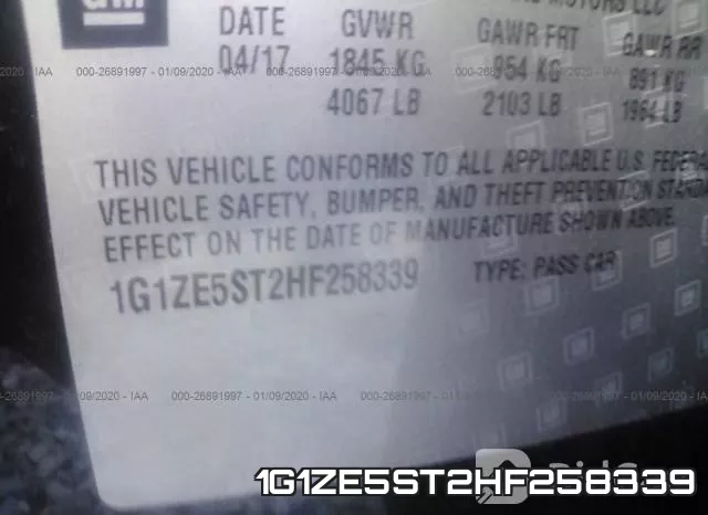 1G1ZE5ST2HF258339 фото 7