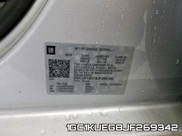 1GC1KUEG8JF269342 фото 2