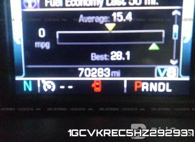 1GCVKREC5HZ292937 фото 5