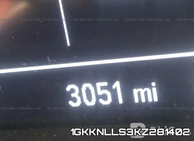 1GKKNLLS3KZ281402 фото 7