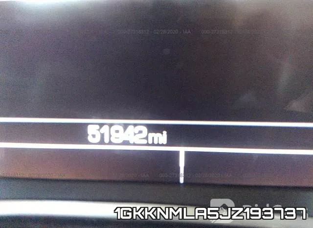 1GKKNMLA5JZ193737 фото 5