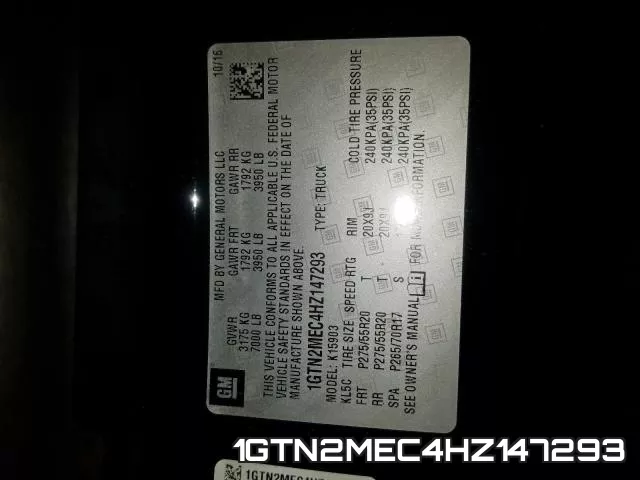 1GTN2MEC4HZ147293 фото 2