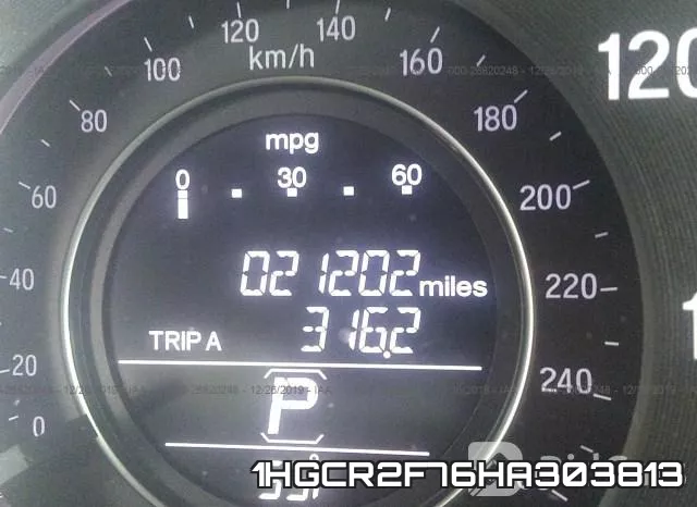1HGCR2F76HA303813 фото 6