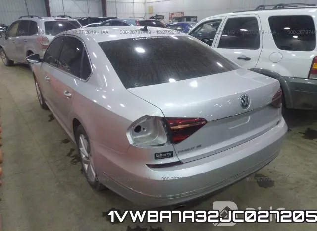 1VWBA7A32JC027205 фото 2