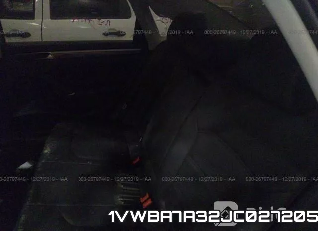 1VWBA7A32JC027205 фото 5