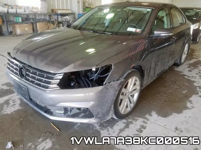 1VWLA7A38KC000516 фото 2