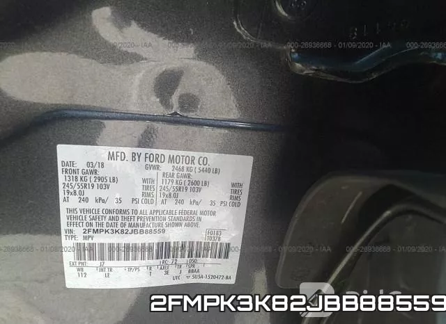 2FMPK3K82JBB88559 фото 6