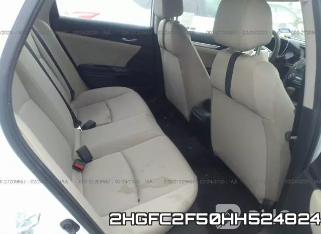 2HGFC2F50HH524824 фото 6