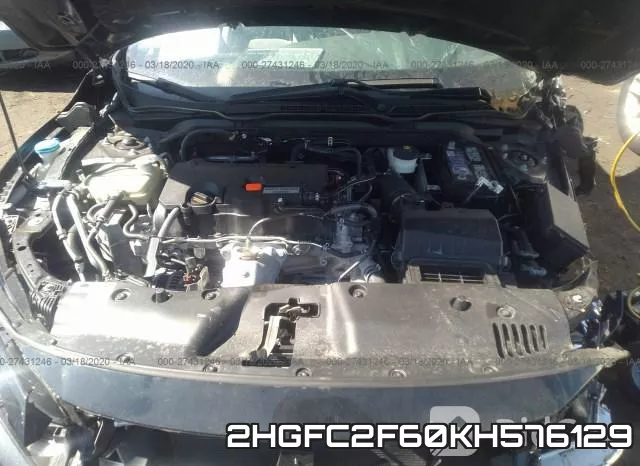 2HGFC2F60KH576129 фото 2